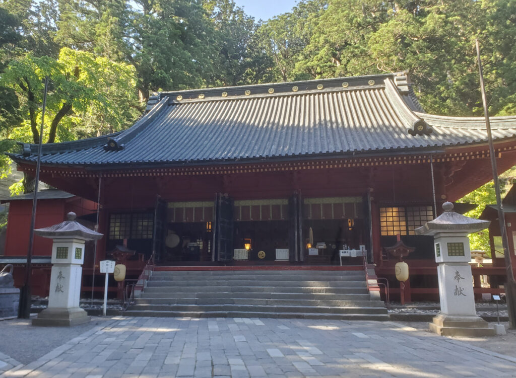 日光二荒山神社の拝殿