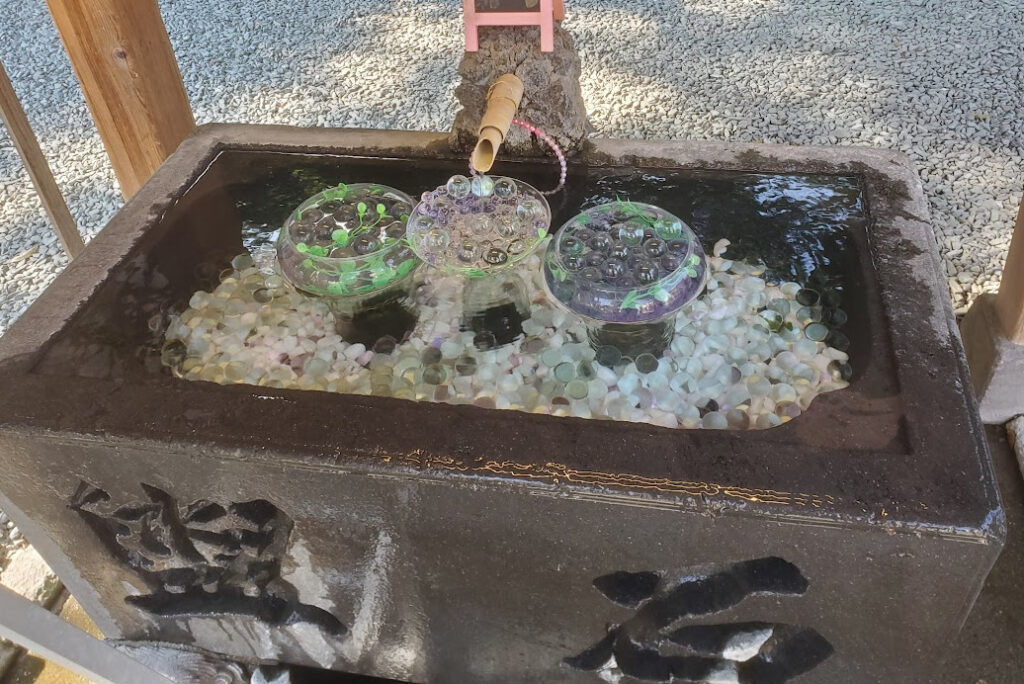 川越熊野神社の手水舎