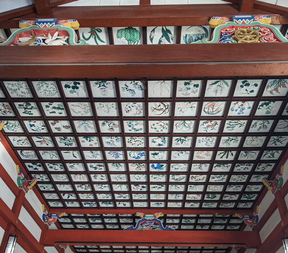 鹿児島神宮の天井絵
