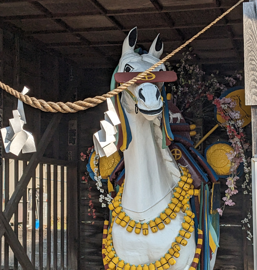 鹿児島神宮,奉納木馬