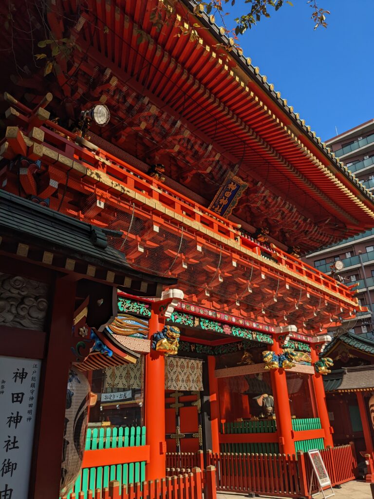 神田神社の随神門