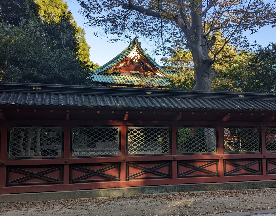 根津神社の本殿