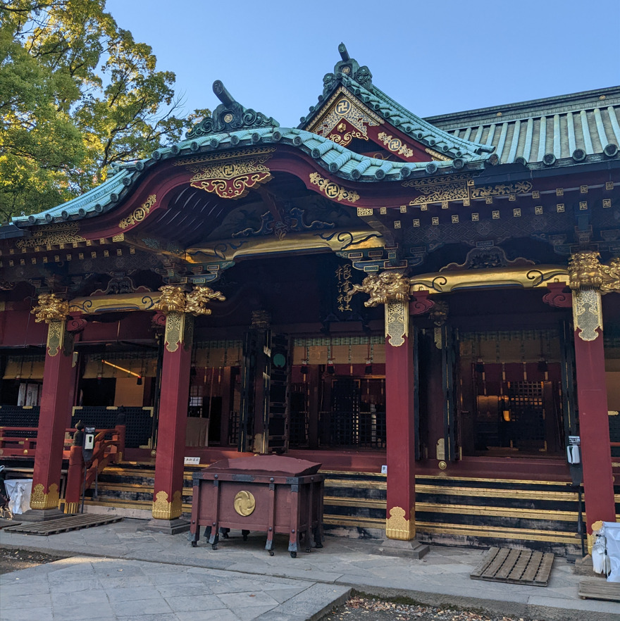 根津神社の社殿