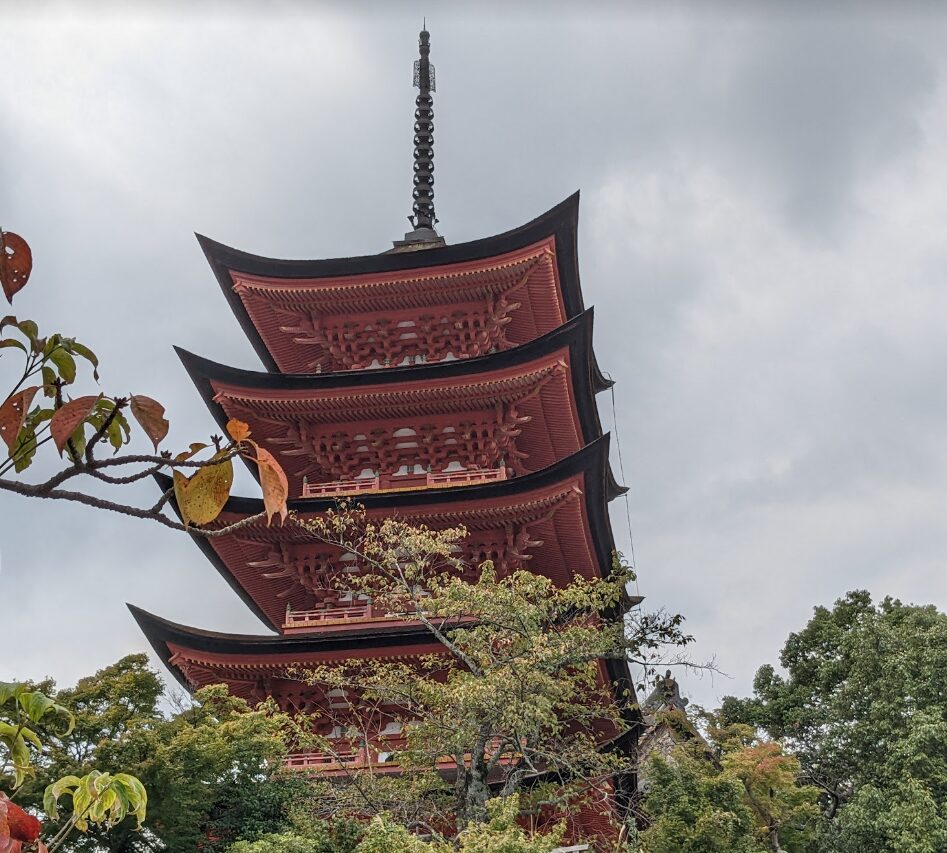 宮島,厳島神社,五週塔