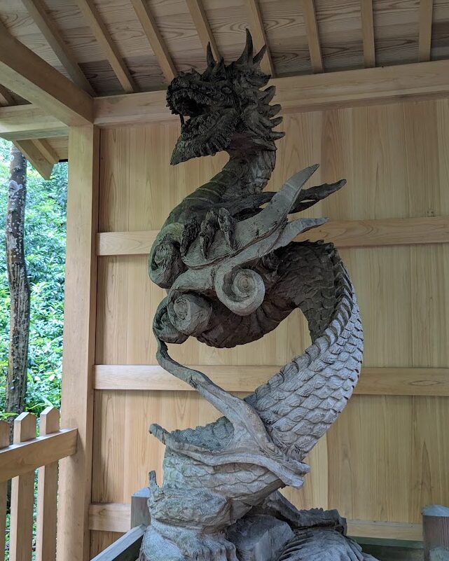 伊太祁曽神社,御神水,いのちの水,龍