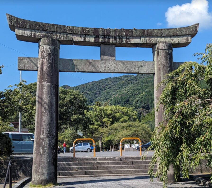 與止日女神社,御朱印,ご神木,杉,楠,淀姫神社,河上神社,鳥居