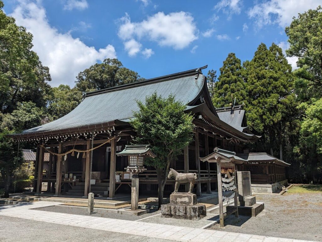 千栗八幡宮,拝殿