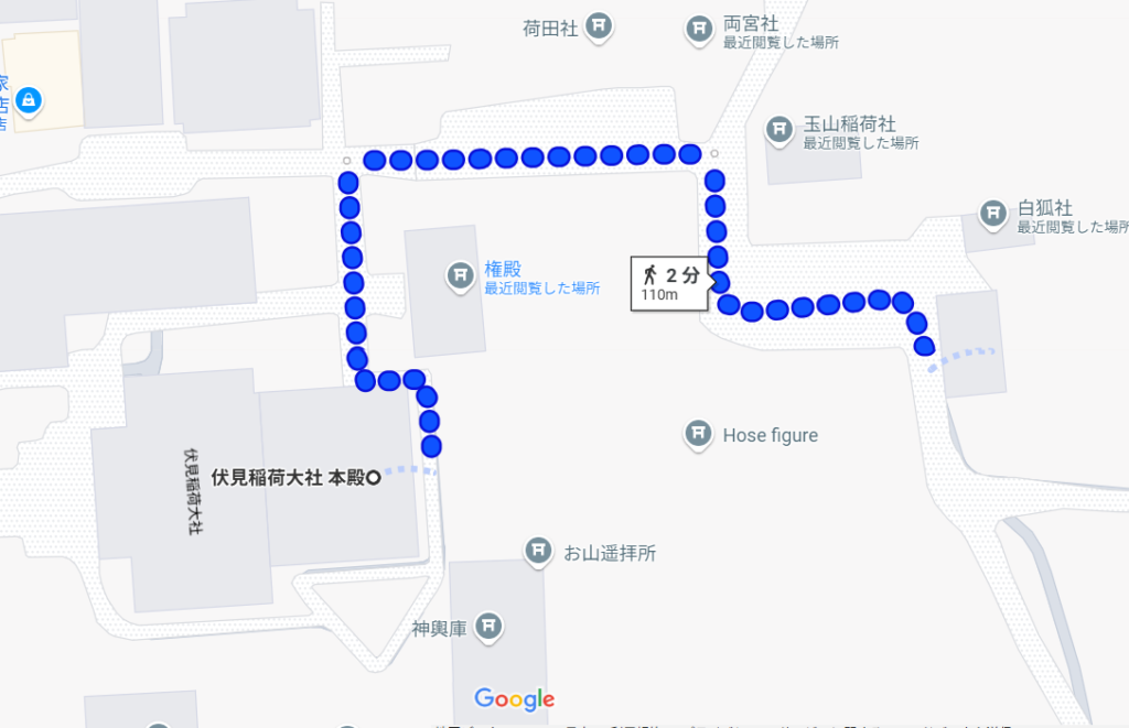 伏見稲荷大社,境内