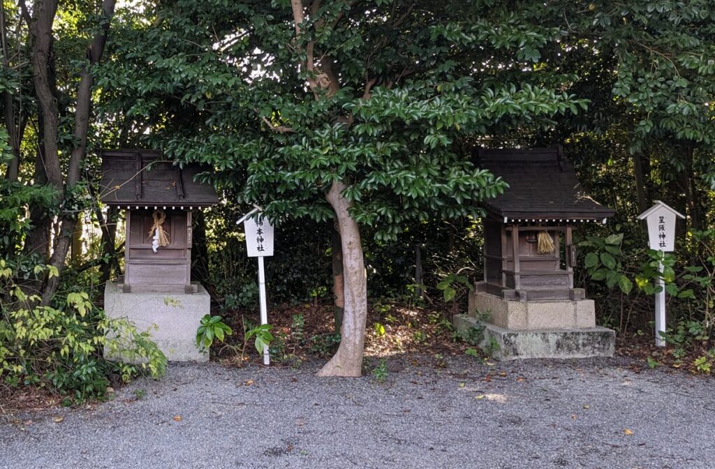 水無瀬神宮,柿本神社,星阪神社