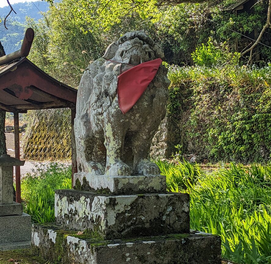 上一宮大栗神社,社殿,鳥居,狛犬