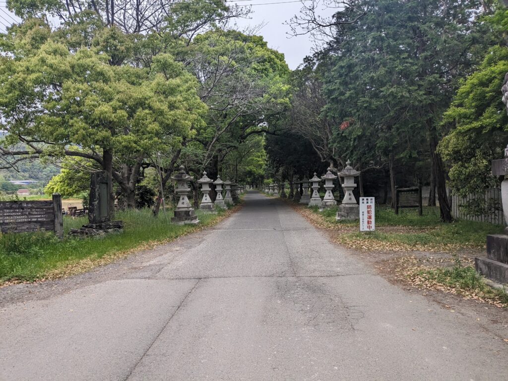 大麻比古神社,灯篭