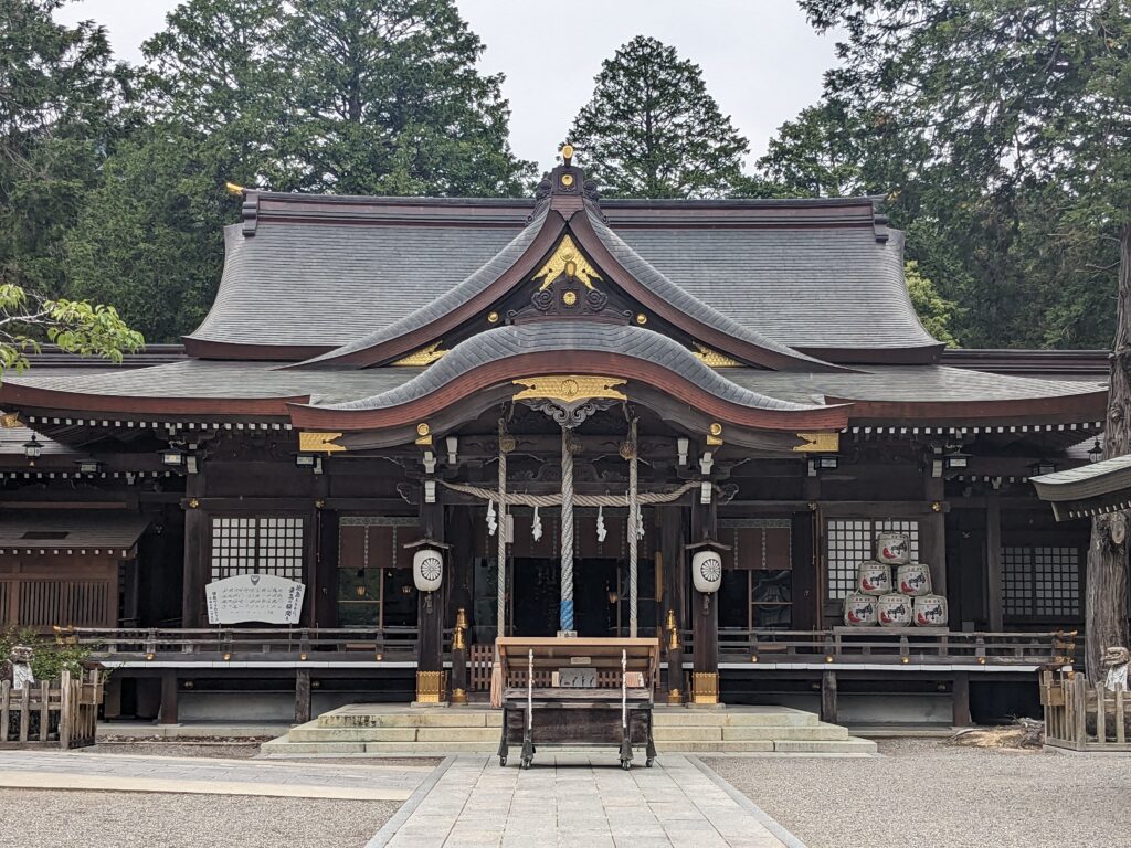 大麻比古神社,社殿