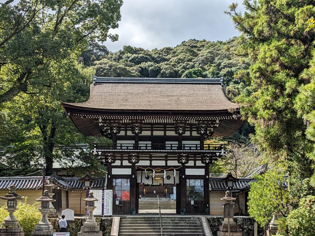 松尾大社社殿,拝殿,楼門