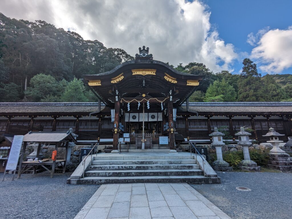 松尾大社社殿,拝殿,本殿