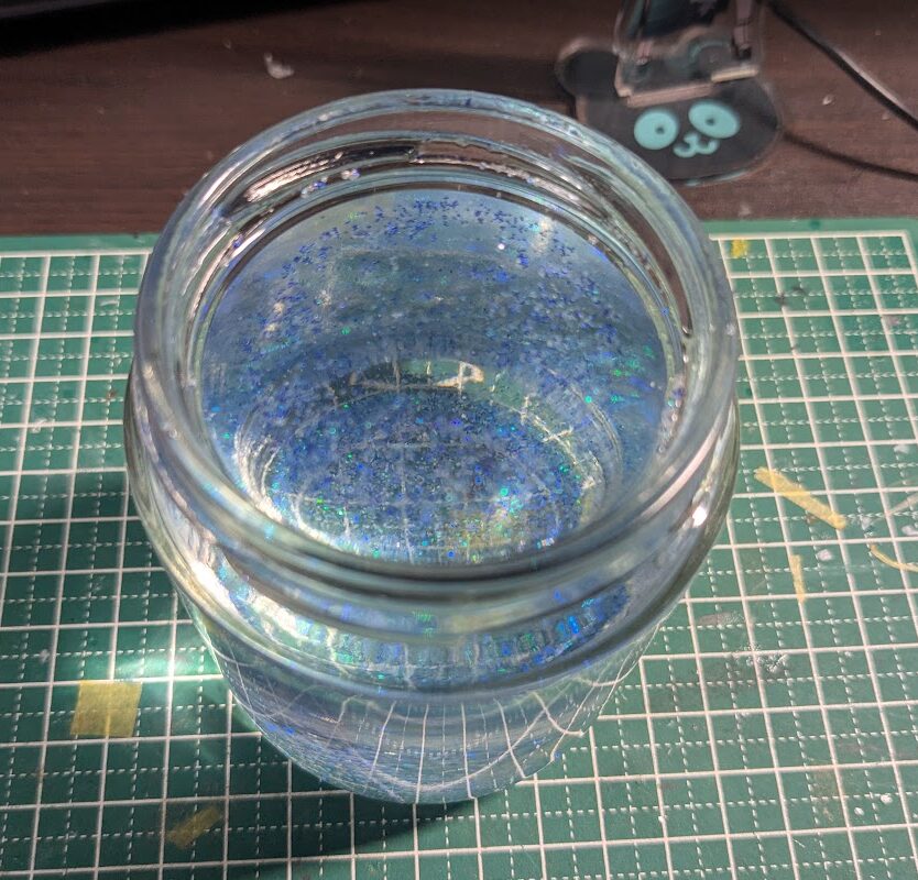 カエルの自作スノードーム