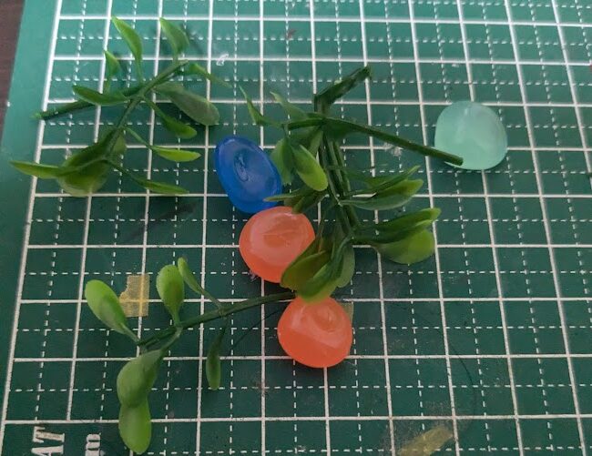 カエルの自作スノードーム