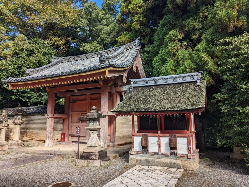 石清水八幡宮,摂社,末社,境内社,住吉社,一童社