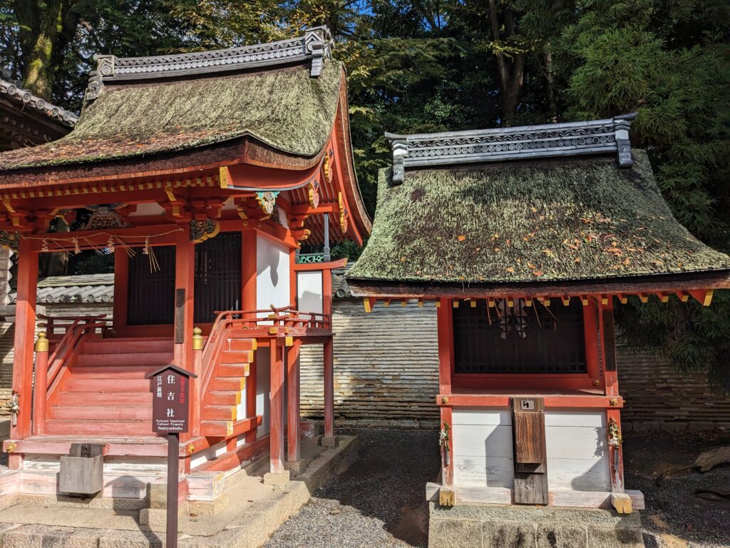 石清水八幡宮,摂社,末社,境内社,住吉社,一童社