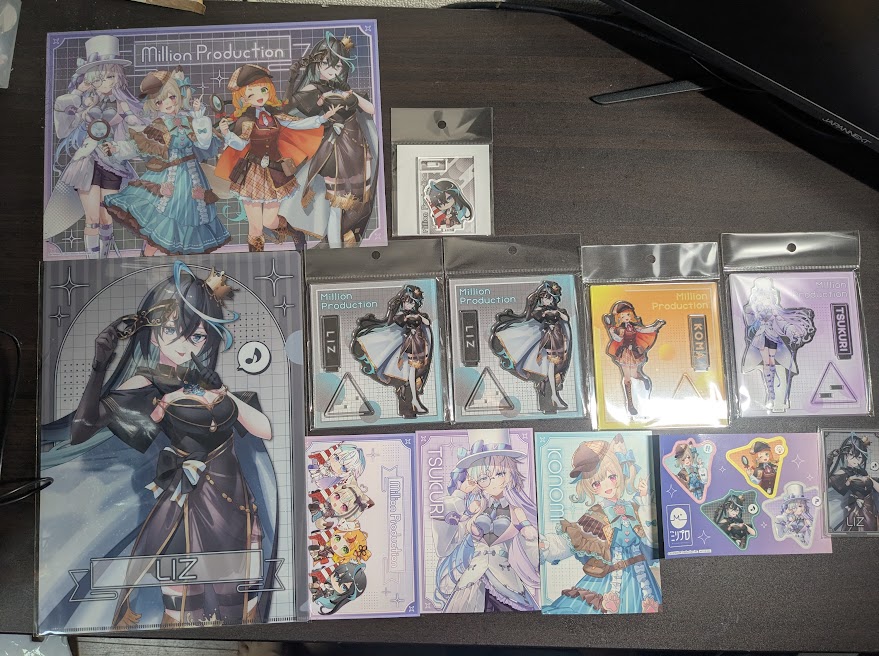 雨夜リズ,アクスタ,ミリプロ,グッズ