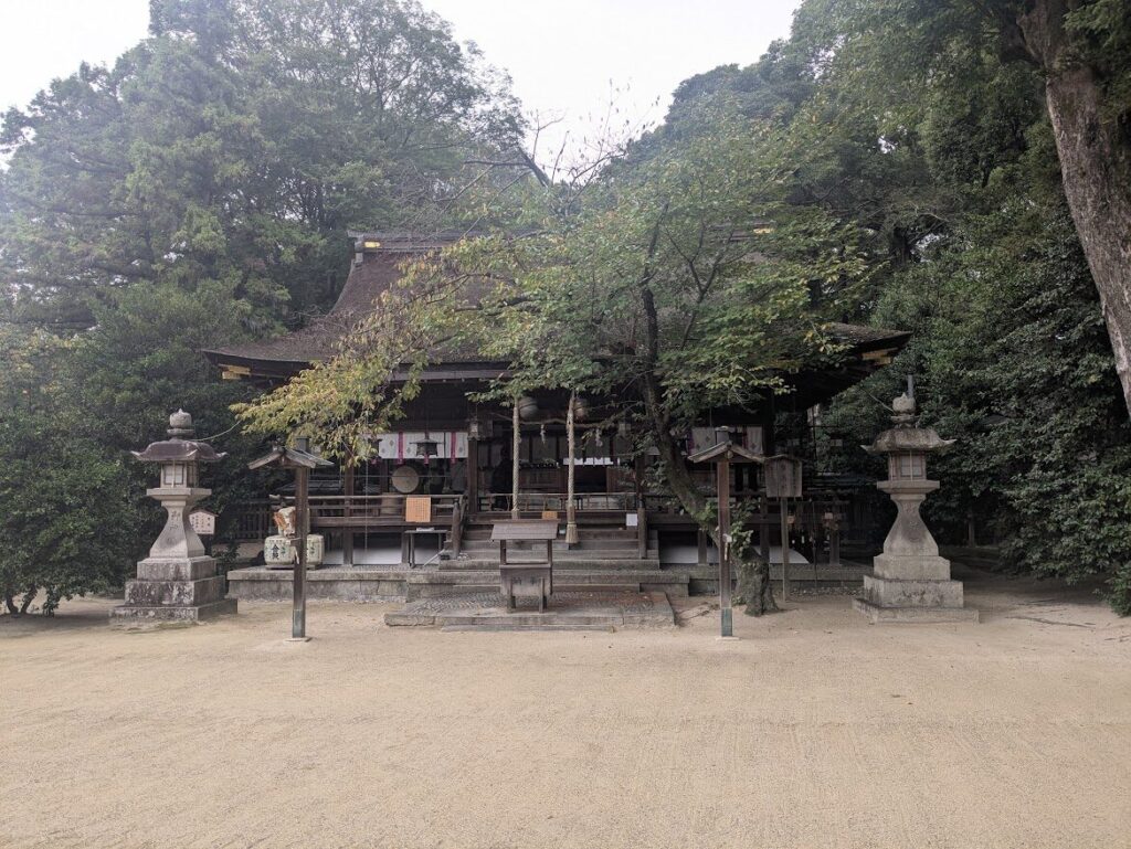 廣瀬大社,社殿,本殿,拝殿