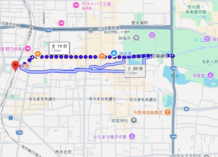 春日大社へのアクセス