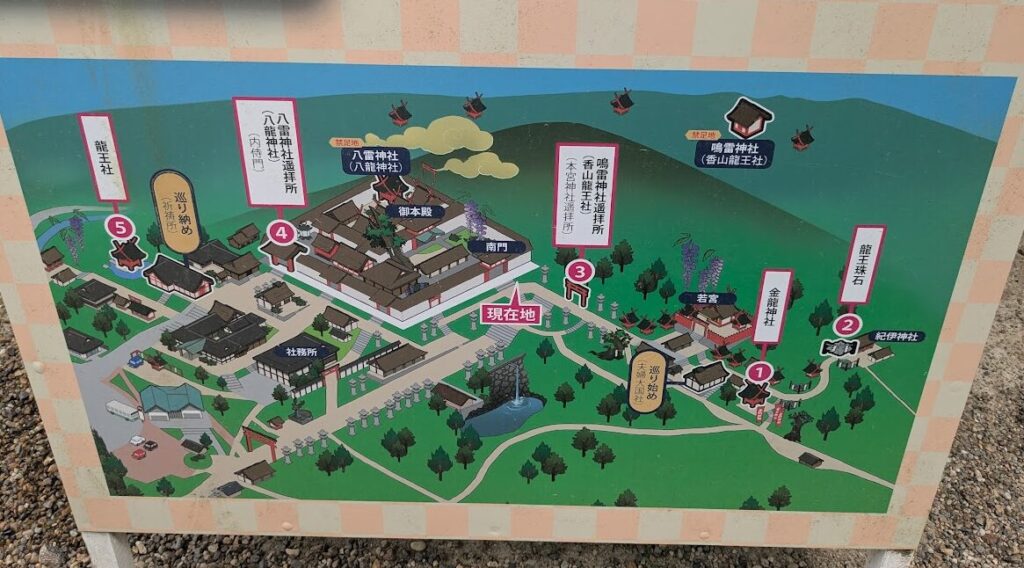 春日大社,春日五龍神めぐり
